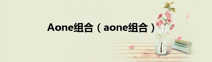 Aone组合（aone组合）